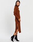 WINIFRED KNIT DRESS (RUST)