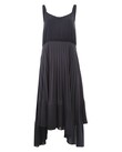 DON'T STOP THE PLEAT DRESS (BLACK)