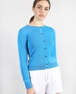 COTTON CROP CREW CARDI (BRILLIANT)