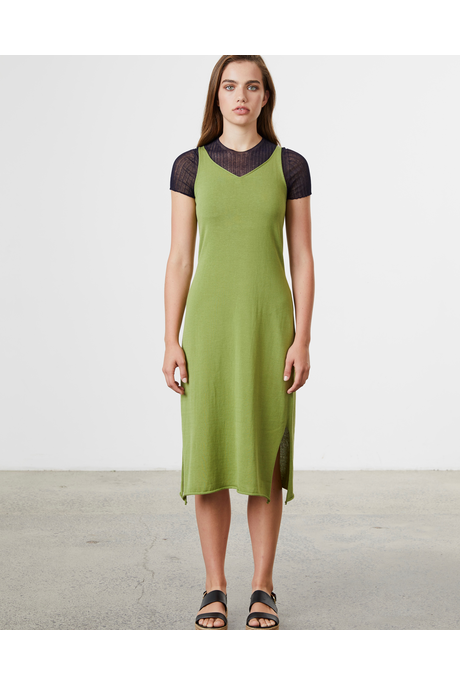 COTTON MIDI (LEAF)