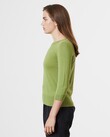 COTTON CREW SWEATER (LEAF)