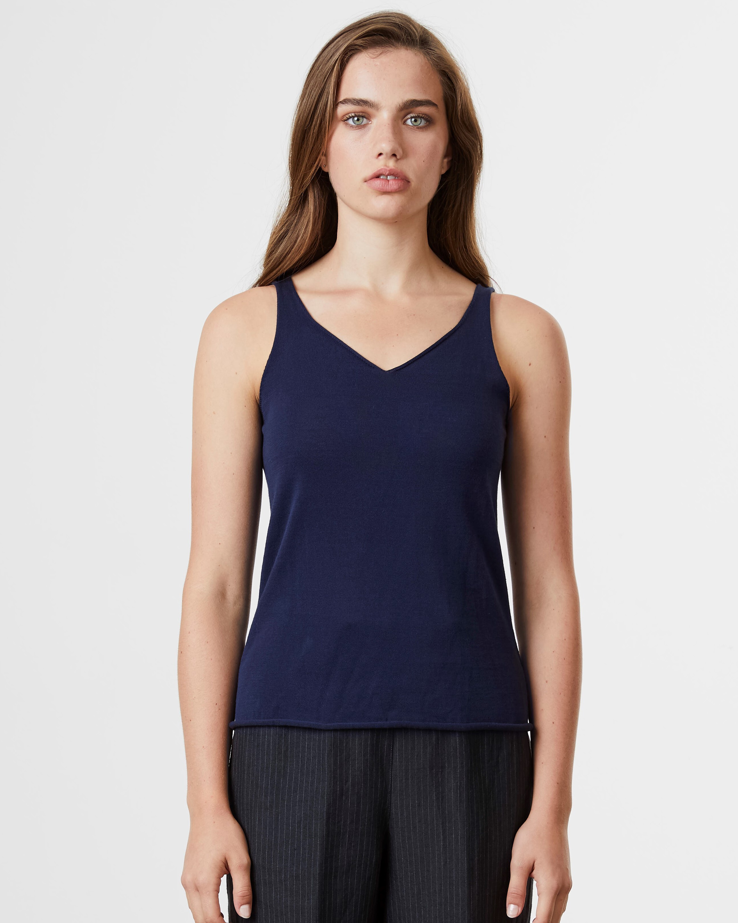 COTTON CAMI (NAVY)- STANDARD ISSUE SPRING 21 Boxing Day Sale