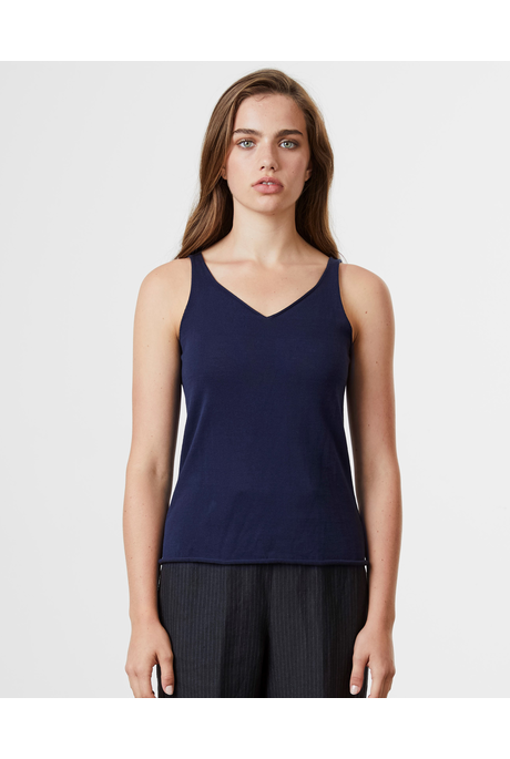 COTTON CAMI (NAVY)