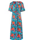 LETS TWIST AGAIN DRESS (TURQUOISE ROSE)