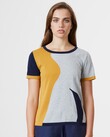 ABSTRACT TEE (SUNNY/NAVY/CINDER)