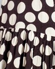 DISH THE SKIRT SKIRT (BLACK WITH WHITE SPOT)