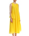 MIDI DRESS WITH RUFFLES (SAFFRON)