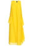 MIDI DRESS WITH RUFFLES (SAFFRON)