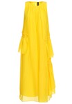 MIDI DRESS WITH RUFFLES (SAFFRON)