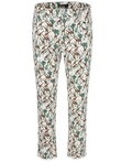 3/4 JEANS WITH GIRAFFE PRINT (BRIGHT GREEN)