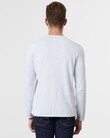 KIRI GENDERLESS HENLEY SWEATER (SILVER)