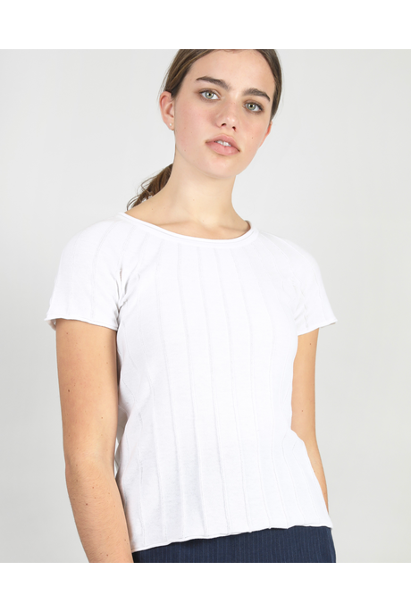 DIAGONAL TEE (WHITE)