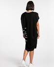 CROSSING THE LINE DRESS (BLACK)