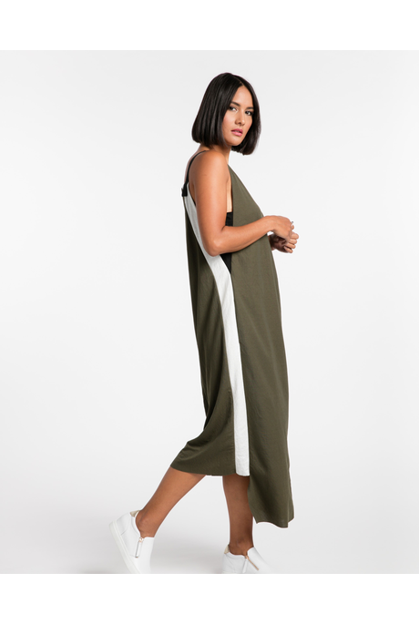 BREAKING ALL THE RULES DRESS (OLIVE)