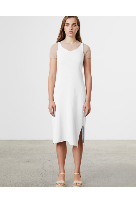 COTTON MIDI (WHITE)