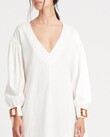 PASCALE OVERSIZED MIDI DRESS (IVORY)