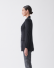 HOLLIE SILK BLAZER (SANDWASH BLACK)