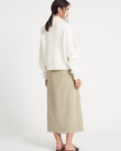 ETTA MIDI SKIRT (KHAKI)