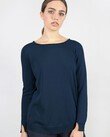 CURVED JUMPER (NAVY)