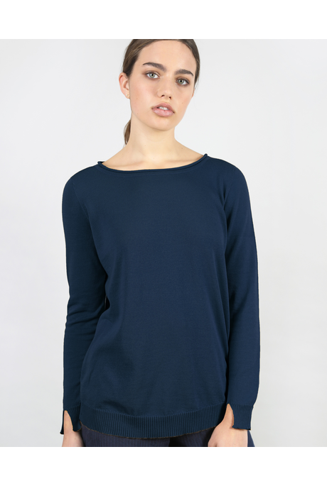 CURVED JUMPER (NAVY)