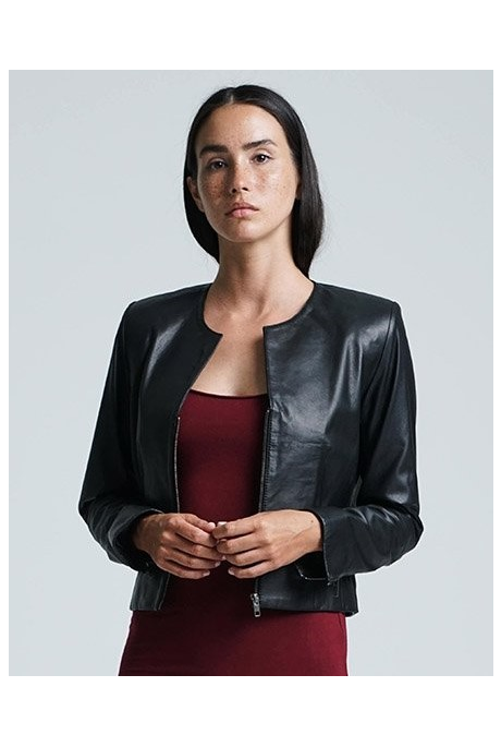 CAPRI LEATHER JACKET (BLACK)