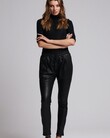 GEMMA LEATHER JOGGERS (BLACK)