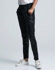 GEMMA LEATHER JOGGERS (BLACK)