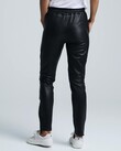 GEMMA LEATHER JOGGERS (BLACK)