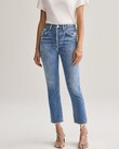 RILEY HIGH RISE STRAIGHT CROP JEAN (FREQUENCY)