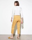 SANDY HIGH WAIST CROPPED CHINO TROUSERS (MANGUE)