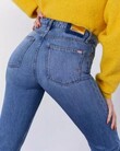 MILO HIGH WAIST CROPPED JEANS (BLUE)