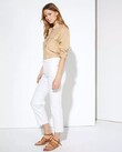 MILO HIGH WAIST CROPPED JEANS (OFF WHITE)