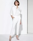 LUNA LOOSE CIGARETTE TROUSERS (WHITE)