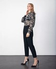 LUNA LOOSE CIGARETTE TROUSERS (BLACK)