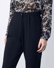 LUNA LOOSE CIGARETTE TROUSERS (BLACK)