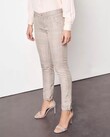SANDY FANCY CHINO TROUSERS (TAUPE CHECK)