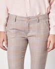 SANDY FANCY CHINO TROUSERS (TAUPE CHECK)
