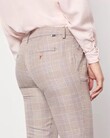 SANDY FANCY CHINO TROUSERS (TAUPE CHECK)