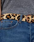 ADELE LEATHER BELT (LEOPARD)