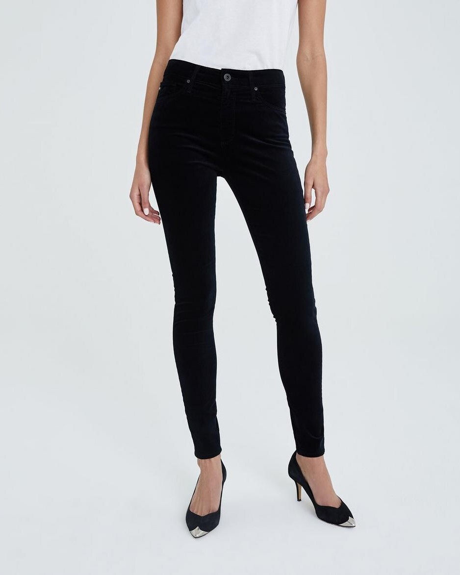 THE FARRAH SKINNY (SUPER BLACK)- ADRIANO GOLDSCHMIED SPRING 21 Boxing ...
