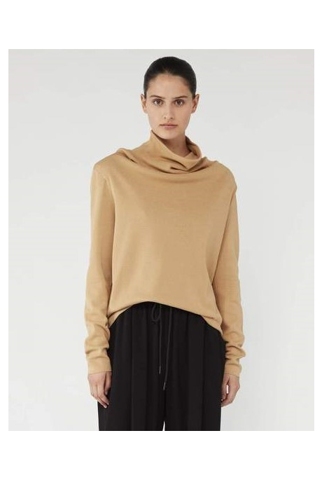 TOLEDO HIGH NECK KNIT (CAMEL)