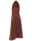 CANNES SATIN DRESS (CINNAMON)