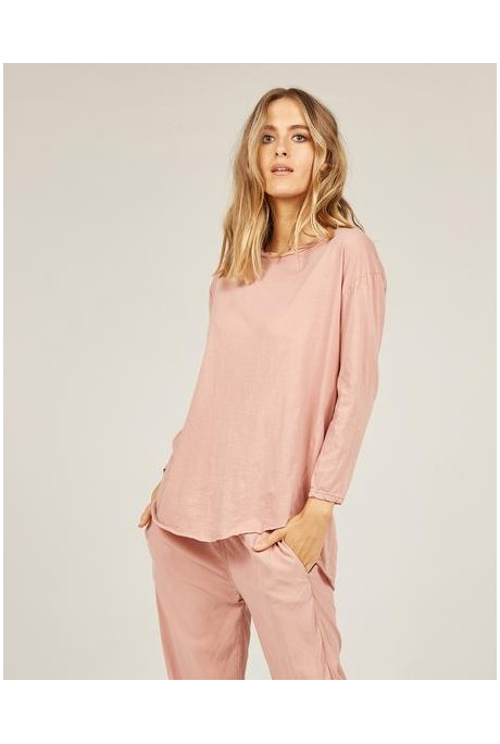 HAP LONGSLEEVED TEE (MUSK ROSE)