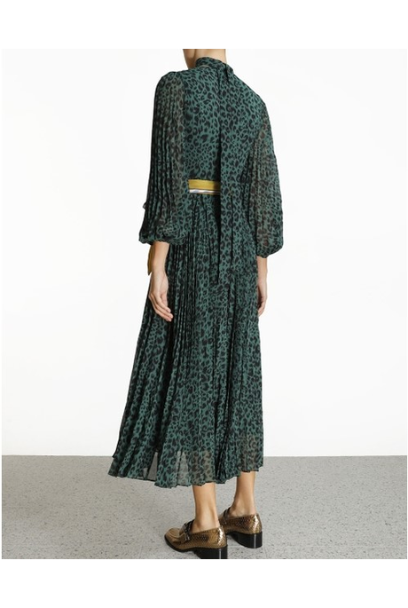 zimmermann sunray long sleeve midi