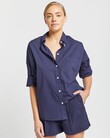 THE CHIARA SHIRT (NAVY)