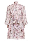 CHARM LANTERN MINI DRESS (LILAC FLORAL)