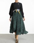 SUNRAY SKIRT (GREEN ANIMAL)