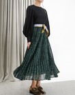 SUNRAY SKIRT (GREEN ANIMAL)