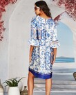 SHIFTING OFF TO DREAM TUNIC (PORCELAIN BLUE)