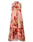 LIVE & LET TIE DRESS (BLUSH FLORAL)